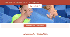 Desktop Screenshot of gymnasticsjoes.com